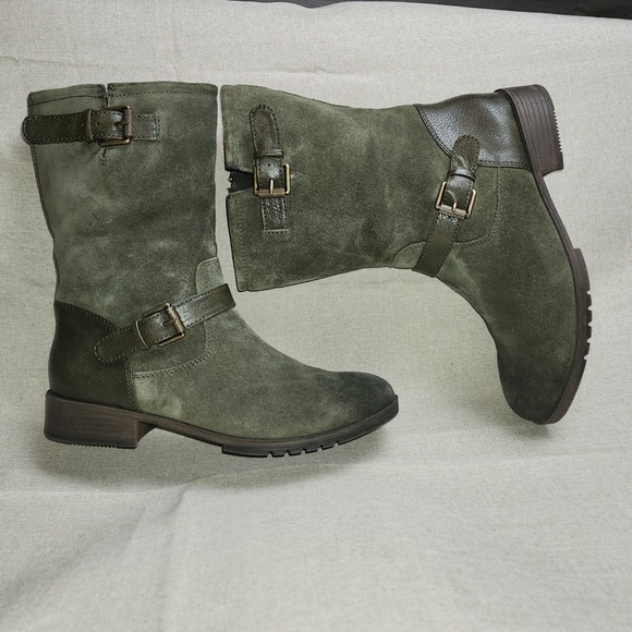 Naturalizer Green Ankle Boots - Picture 3 of 10